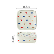 Heart Pattern Bathroom Accessory Set | Matching Dispenser Tumbler Countertop Use-Bathroom Accessory Set-Homefinn
