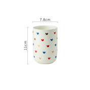 Heart Pattern Bathroom Accessory Set | Matching Dispenser Tumbler Countertop Use-Bathroom Accessory Set-Homefinn
