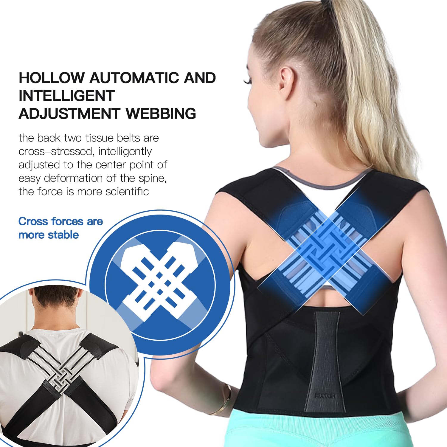 Adjustable Posture Corrector | Back Support · Homefinn