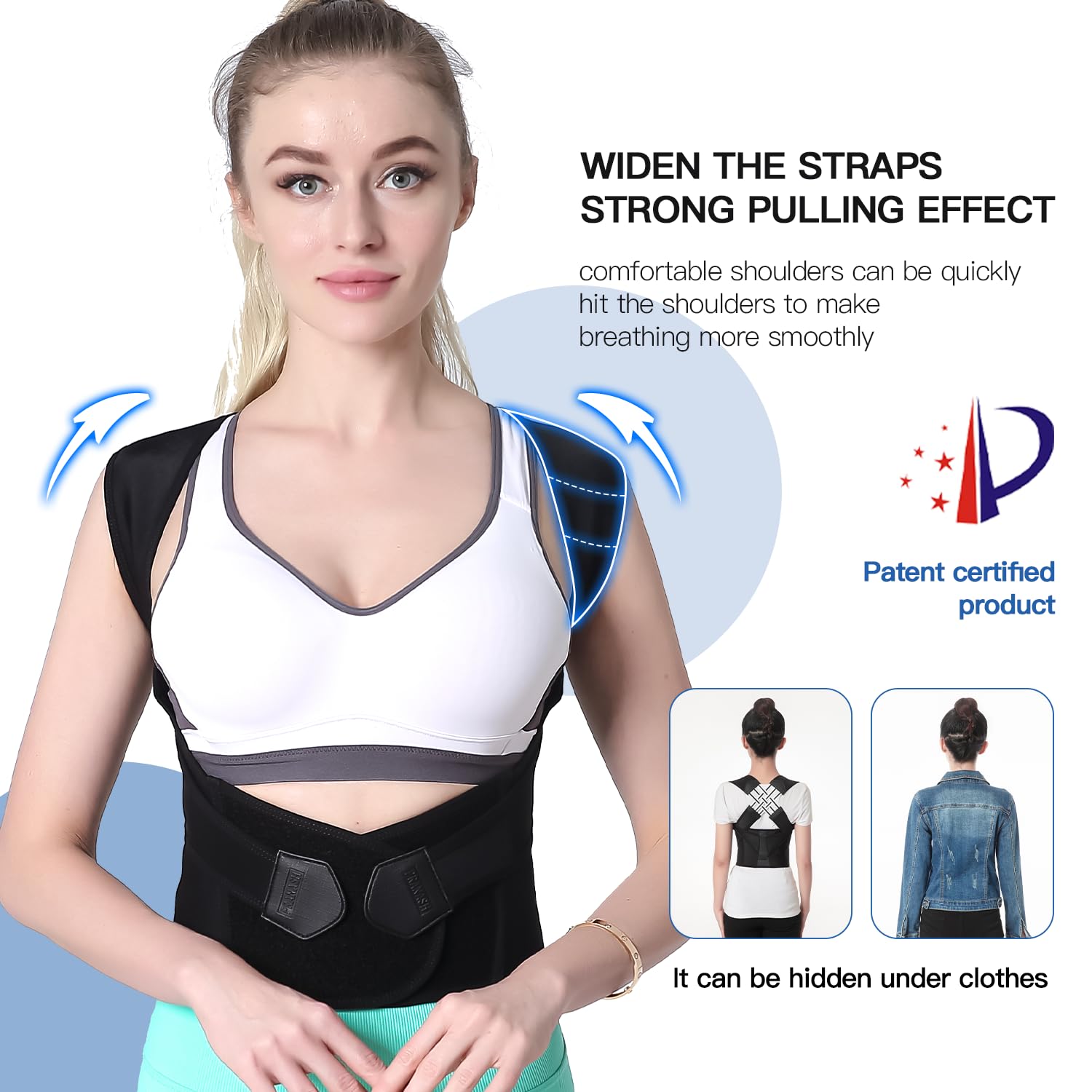 Adjustable Posture Corrector | Back Support · Homefinn