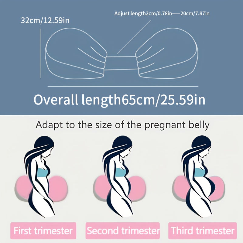 Adjustable Pregnancy Pillow | Side Sleeper Support · Homefinn