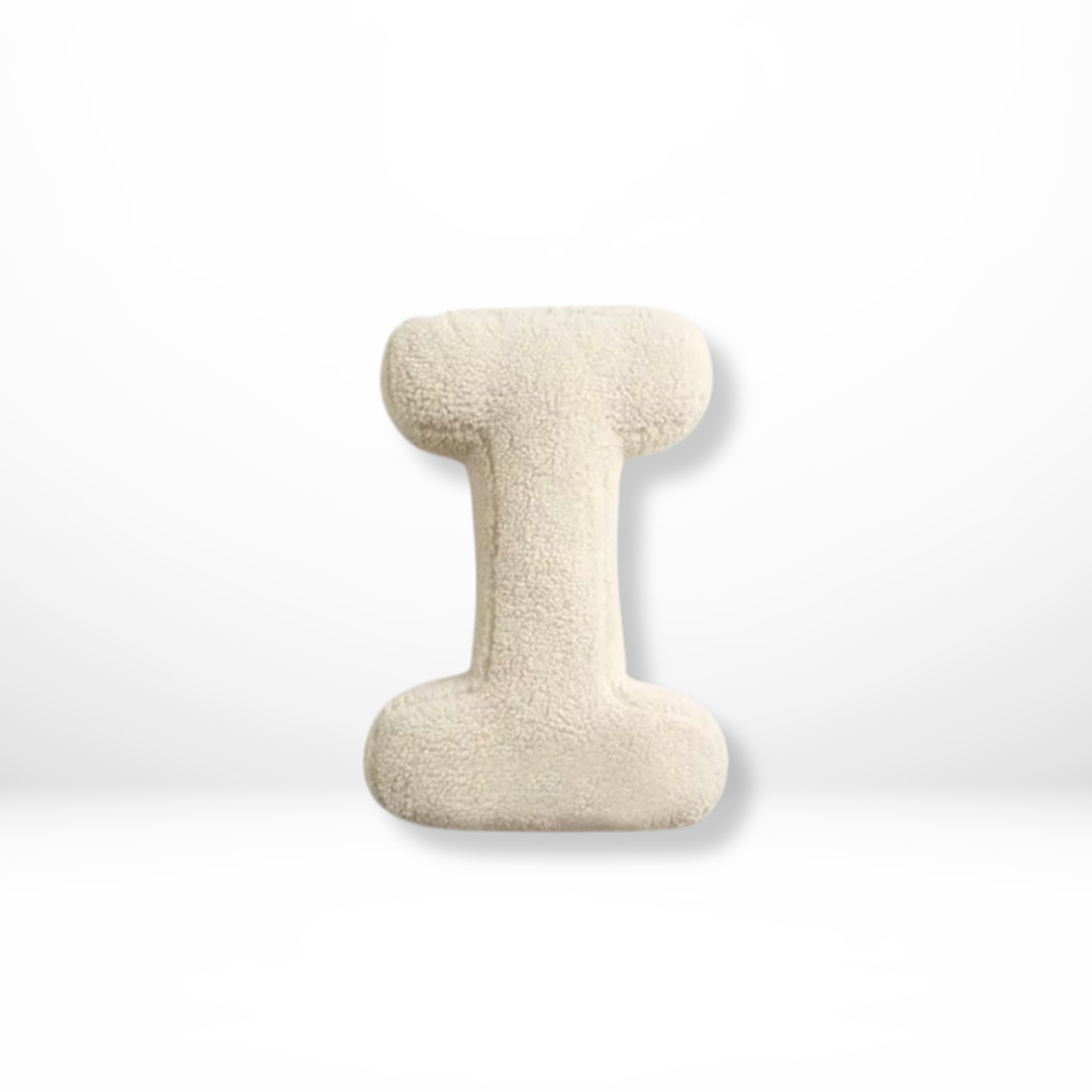 Alphabet Letter Cushion | Shaped · Homefinn