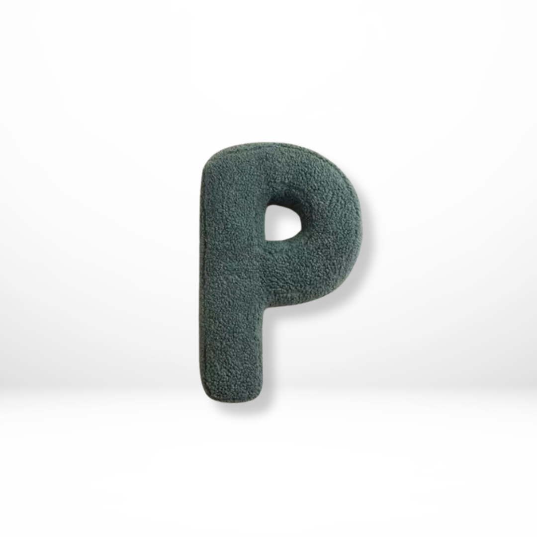 Alphabet Letter Cushion | Shaped · Homefinn