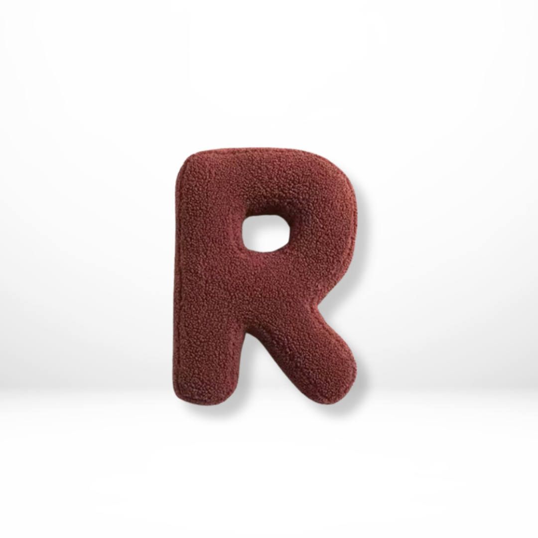 Alphabet Letter Cushion | Shaped · Homefinn