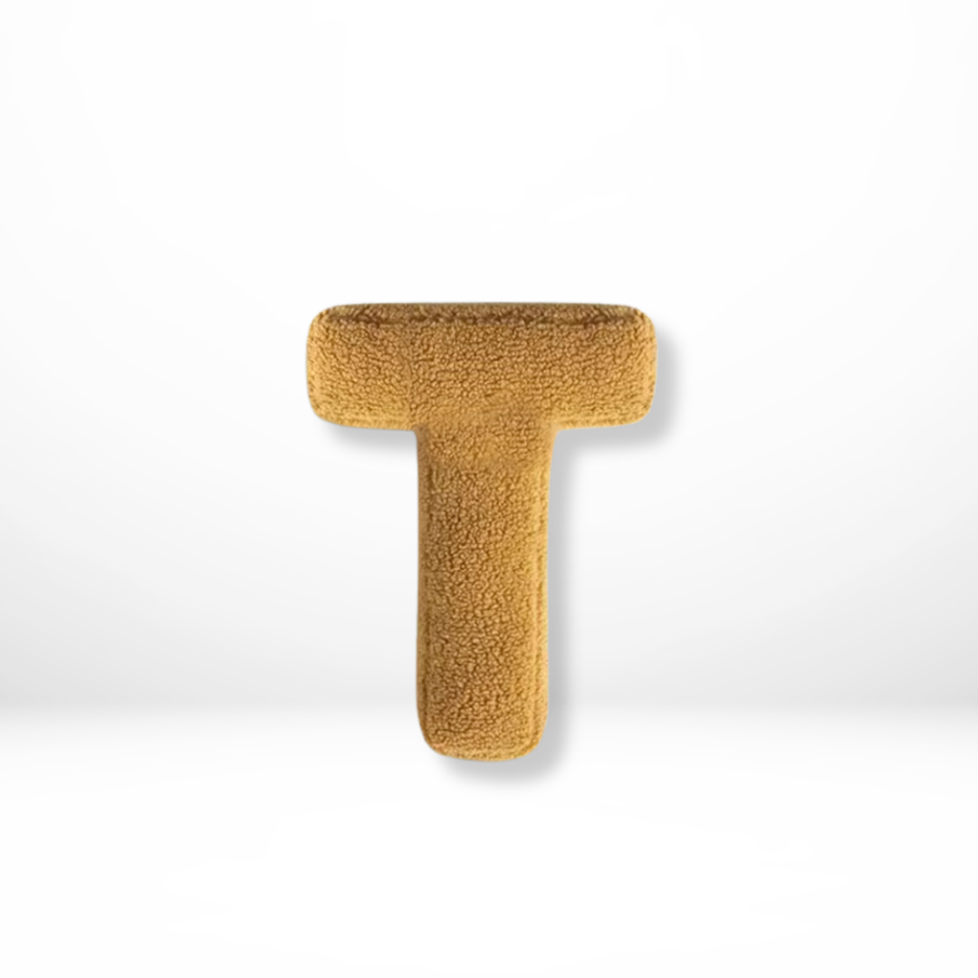 Alphabet Letter Cushion | Shaped · Homefinn