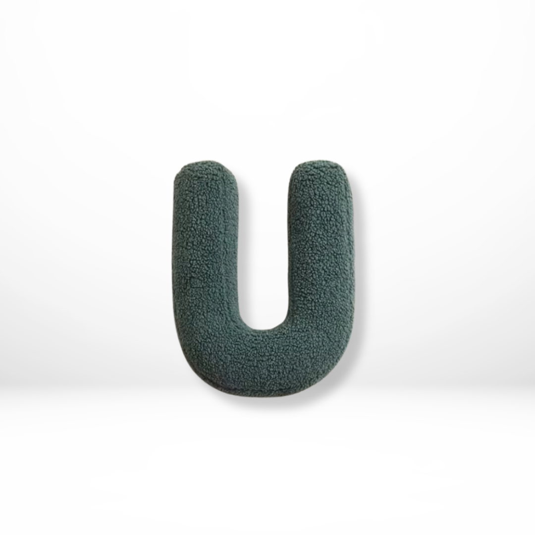 Alphabet Letter Cushion | Shaped · Homefinn