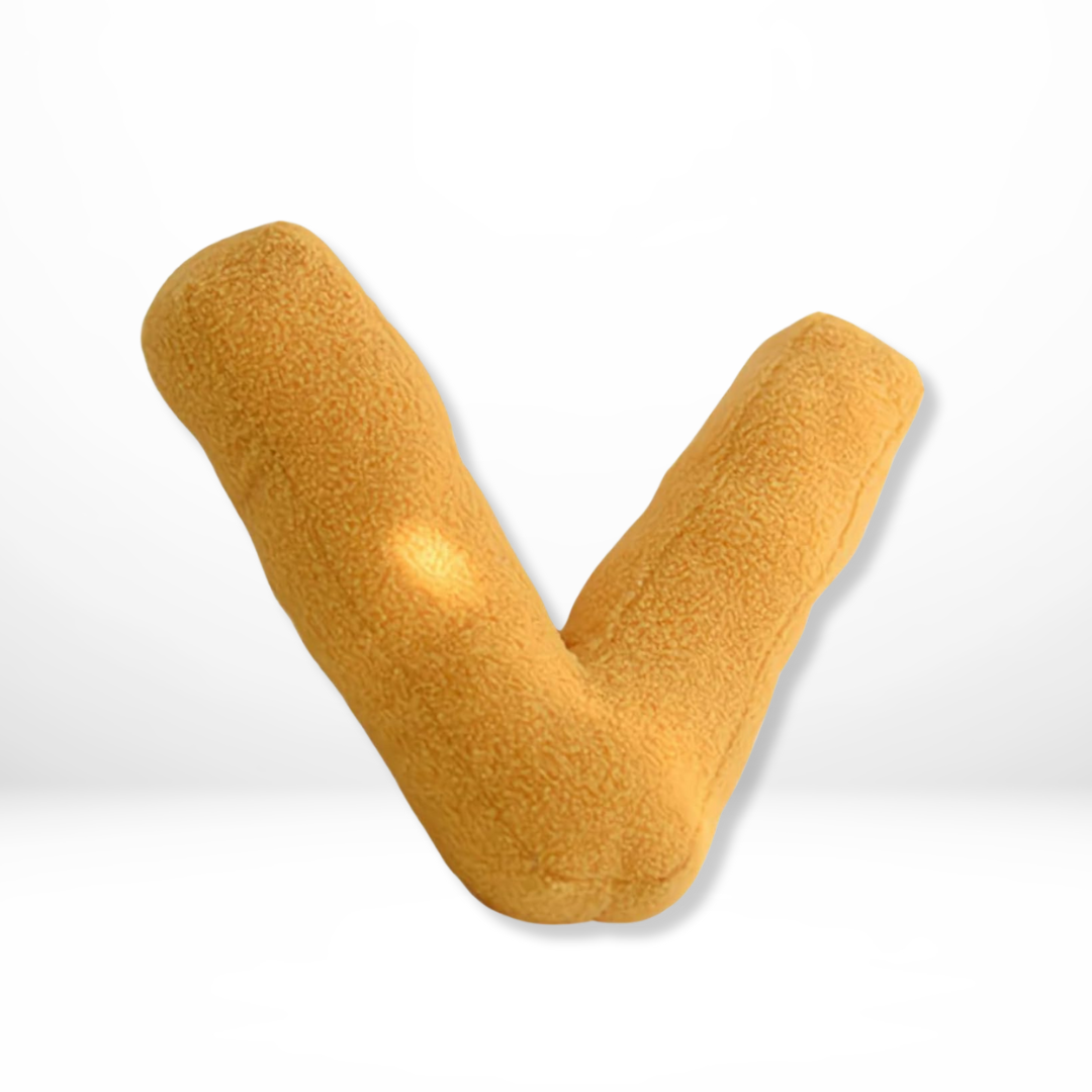 Alphabet Letter Cushion | Shaped · Homefinn