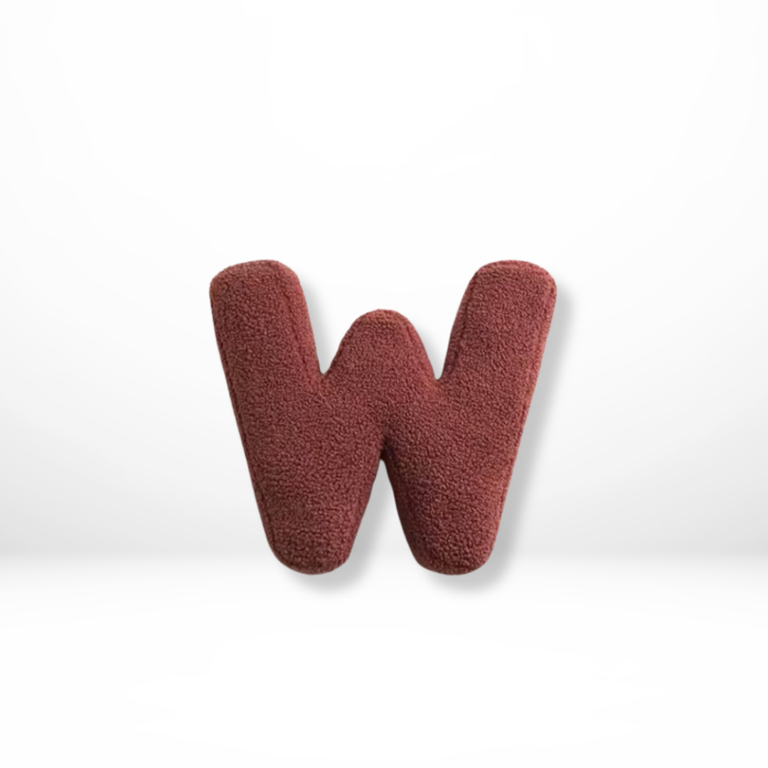 Alphabet Letter Cushion | Shaped · Homefinn