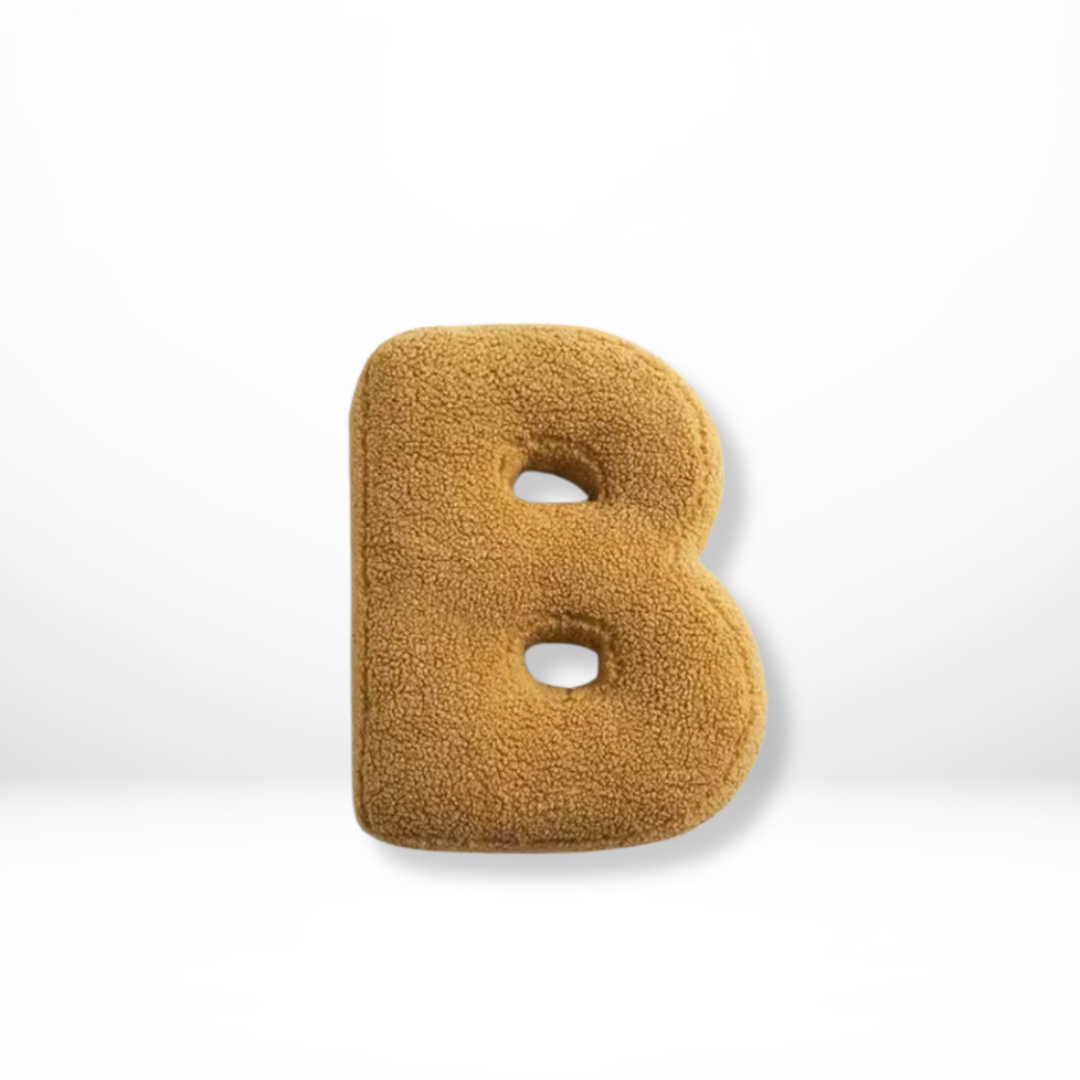 Alphabet Letter Cushion | Shaped · Homefinn