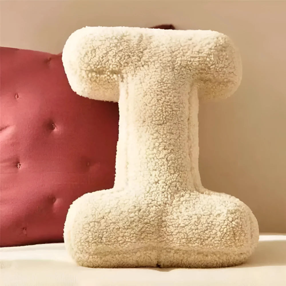 Alphabet Letter Cushion | Shaped · Homefinn