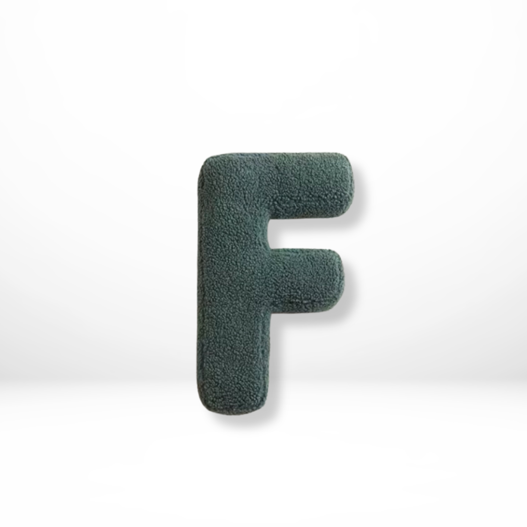 Alphabet Letter Cushion | Shaped · Homefinn