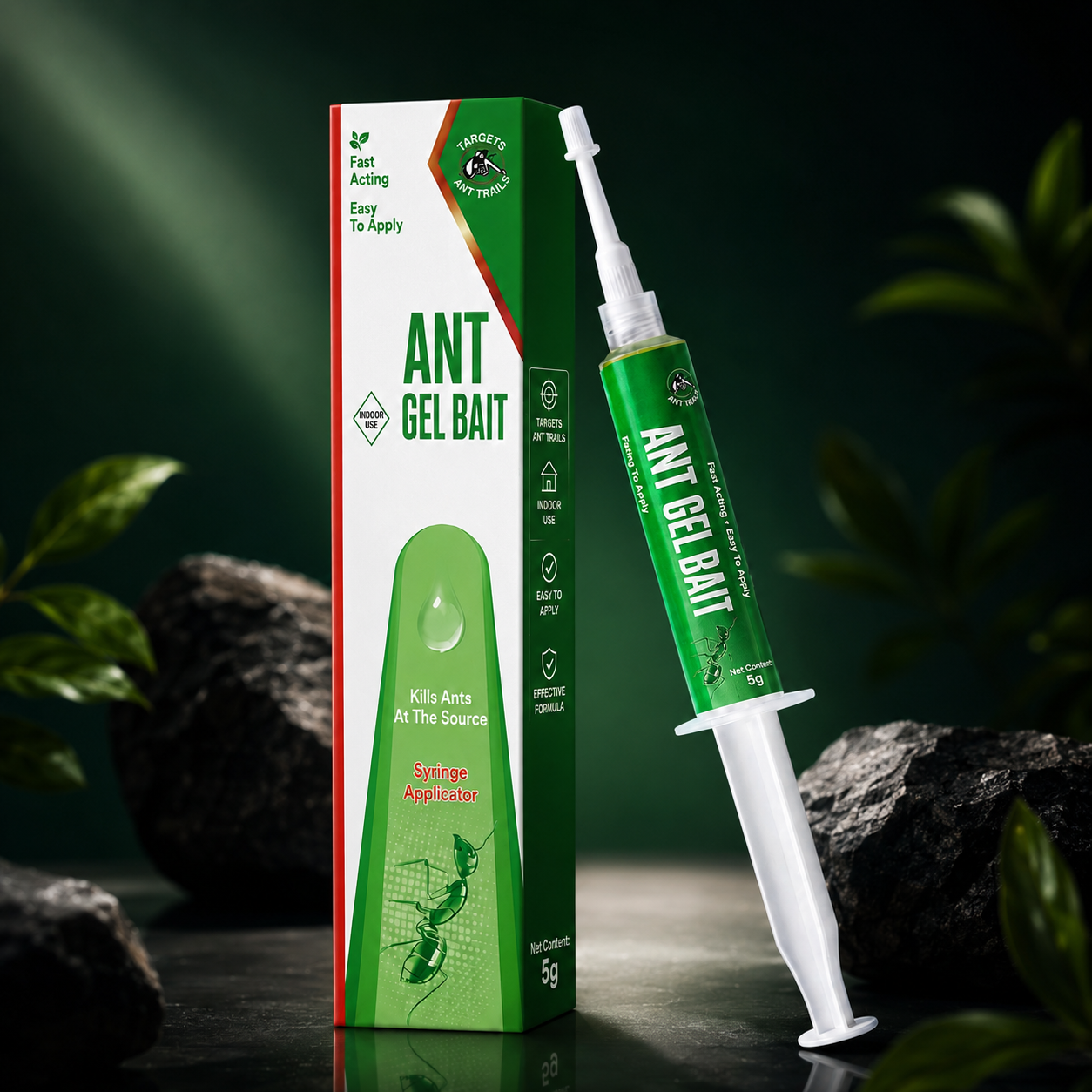 Ant Control Gel | Precision Applicator Syringe • Homefinn