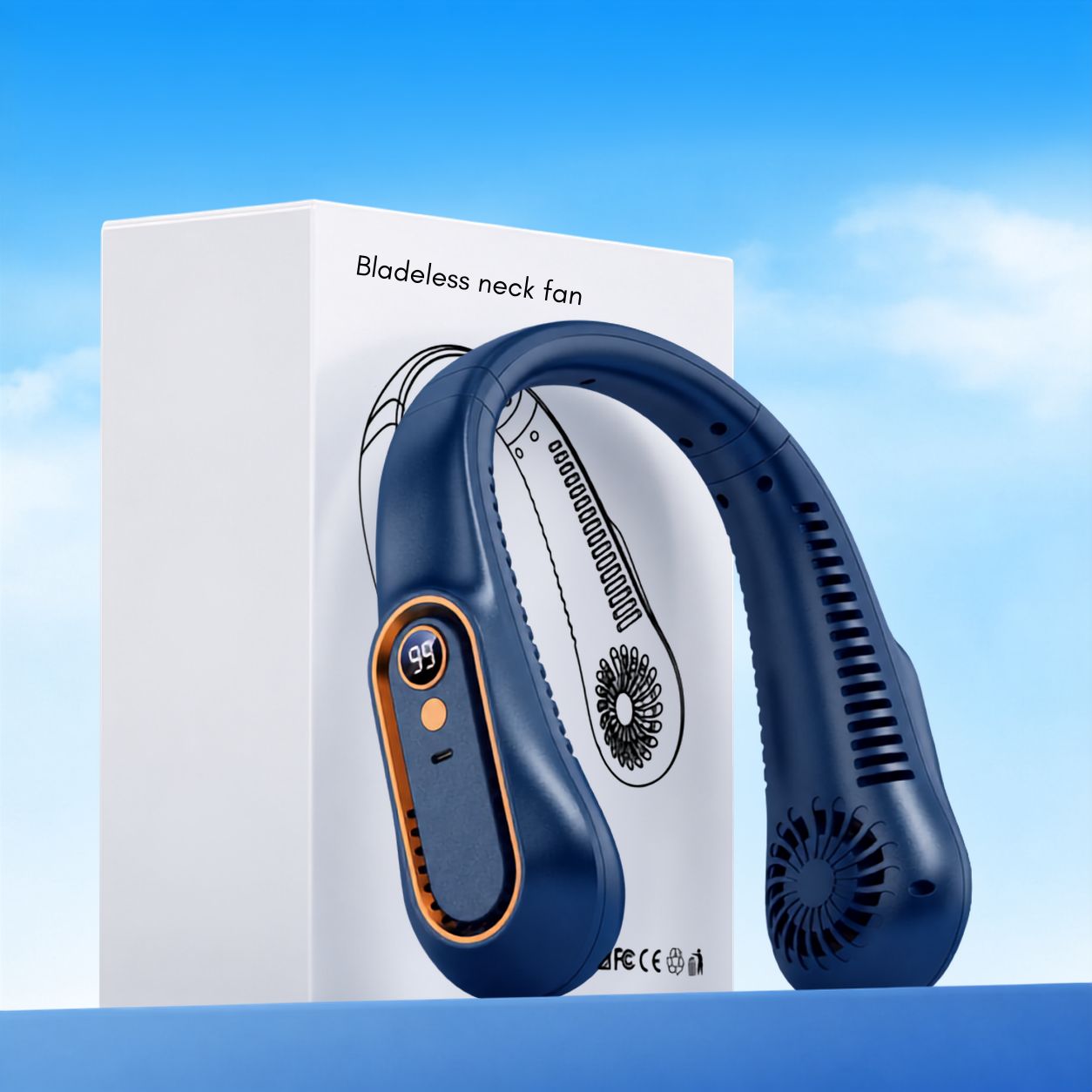 Bladeless Neck Fan | Wearable Cooling