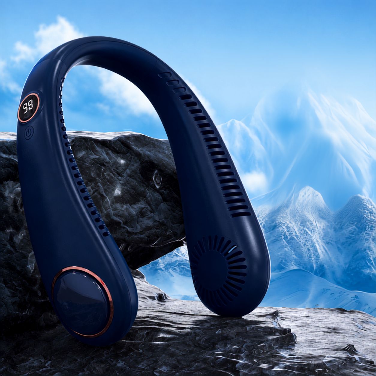 Bladeless Neck Fan | Wearable Cooling