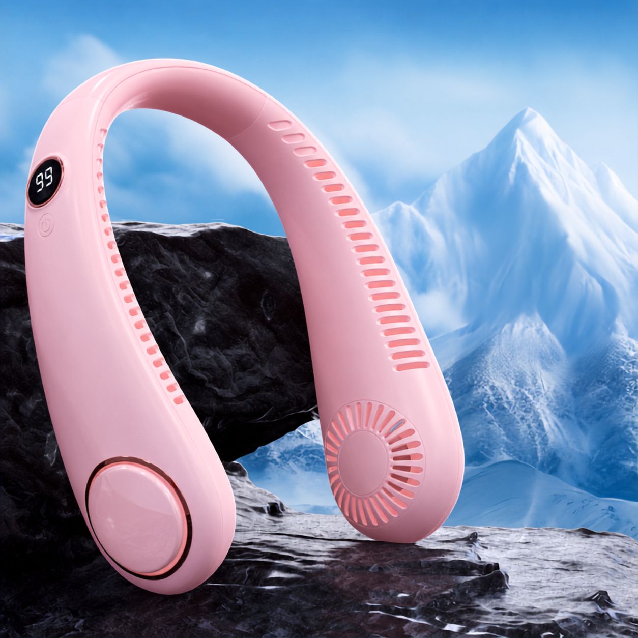 Bladeless Neck Fan | Wearable Cooling