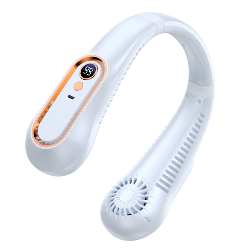 Bladeless Neck Fan Portable Rechargeable Hands Free 5 Speed Wearable Cooling · Homefinn