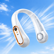 Bladeless Neck Fan Portable Rechargeable Hands Free 5 Speed Wearable Cooling · Homefinn