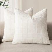 Boho Cushion Cover | Grid Pattern · Homefinn