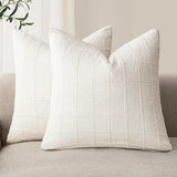Boho Cushion Cover | Grid Pattern