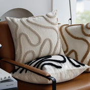 Boho Cushion Cover | Tufted Lines · Homefinn