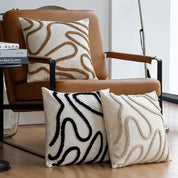 Boho Cushion Cover | Tufted Lines · Homefinn