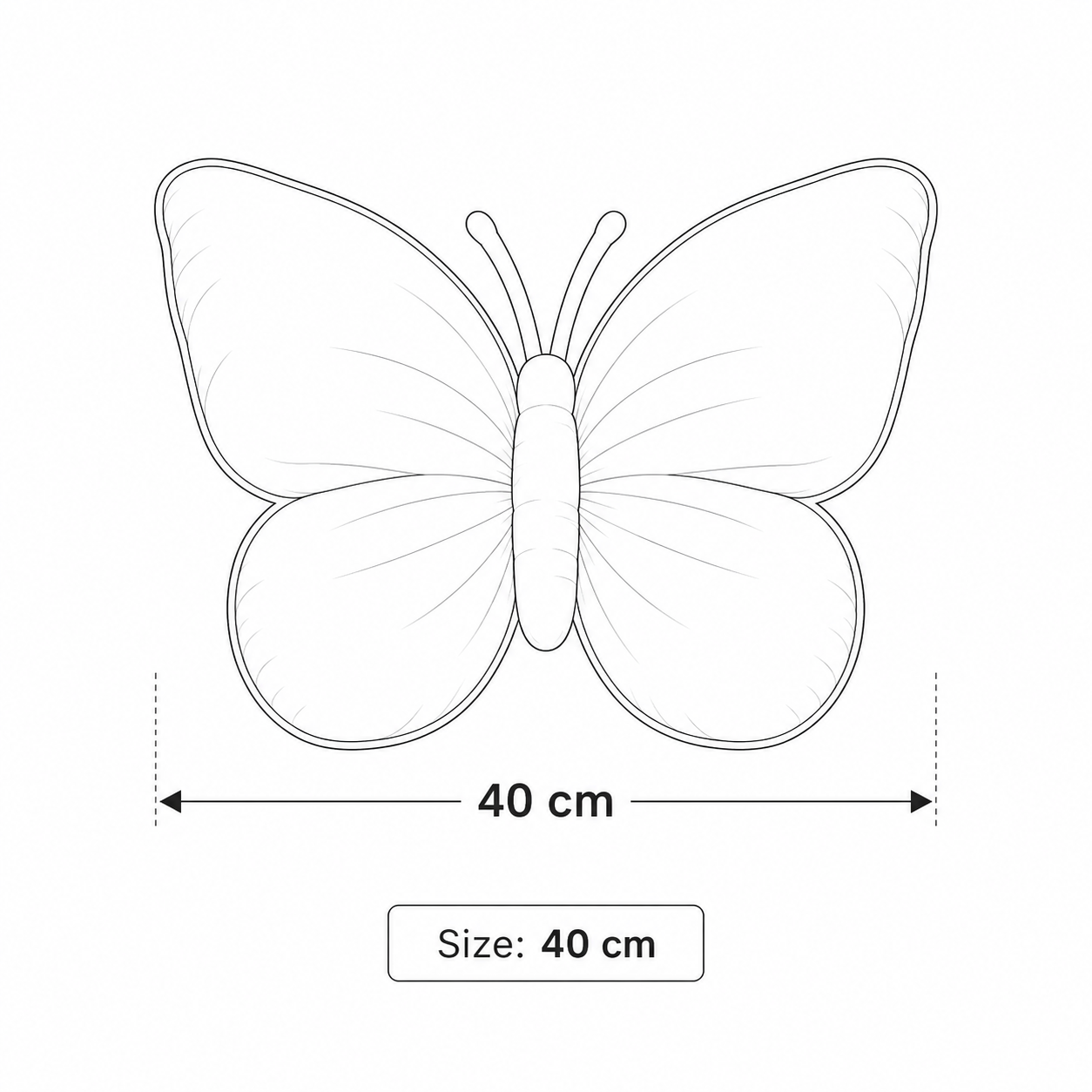 Butterfly Cushion | Lace Ruffle Trim · Homefinn