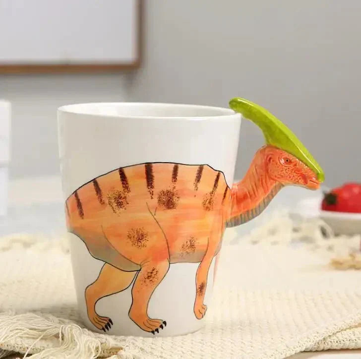 Ceramic Dinosaur Mug | Hand Painted · Homefinn
