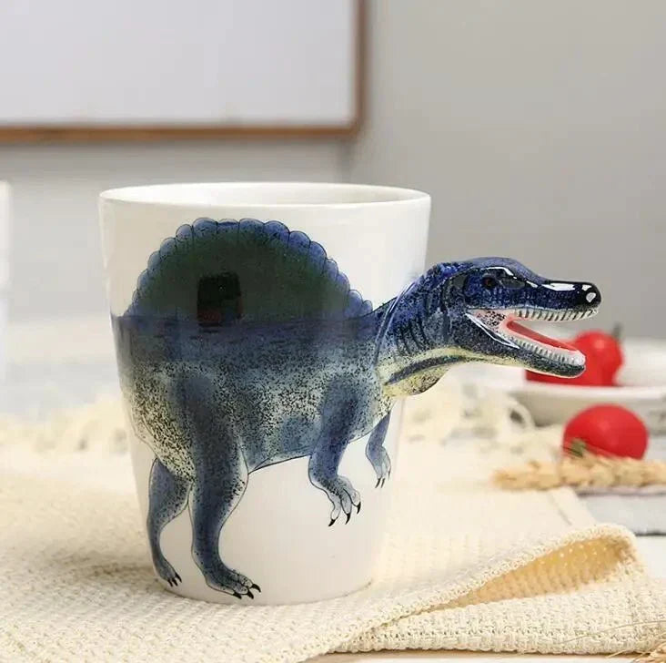 Ceramic Dinosaur Mug | Hand Painted · Homefinn