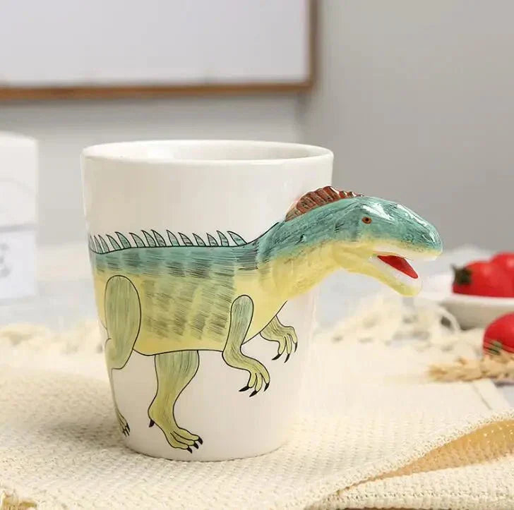 Ceramic Dinosaur Mug | Hand Painted · Homefinn
