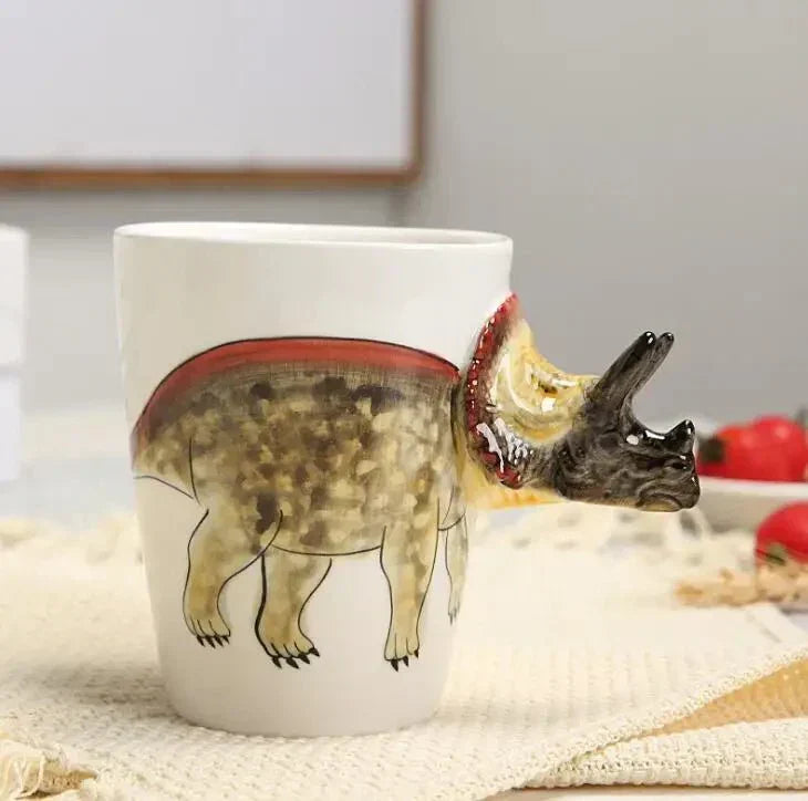 Ceramic Dinosaur Mug | Hand Painted · Homefinn