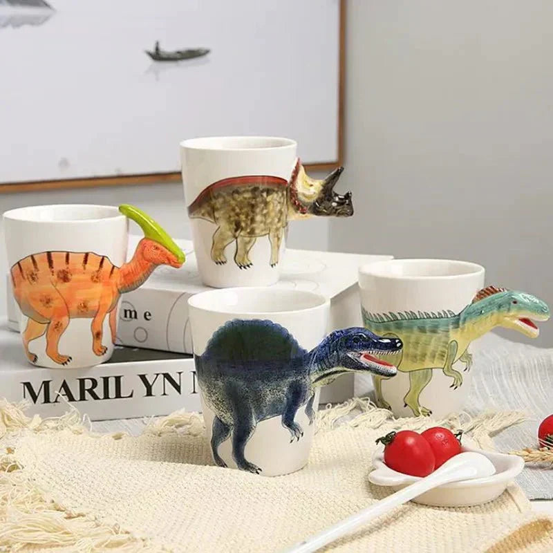 Ceramic Dinosaur Mug | Hand Painted · Homefinn