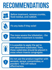 Cockroach Bait Gel Kit | Multi Tube Formula Application Syringe Indoor Control-Pest Control-Homefinn