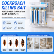 Cockroach Bait Gel Kit | Multi Tube Formula Application Syringe Indoor Control-Pest Control-Homefinn