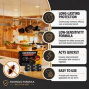 Cockroach Bait Station | Cockroach Killing Bait • Homefinn