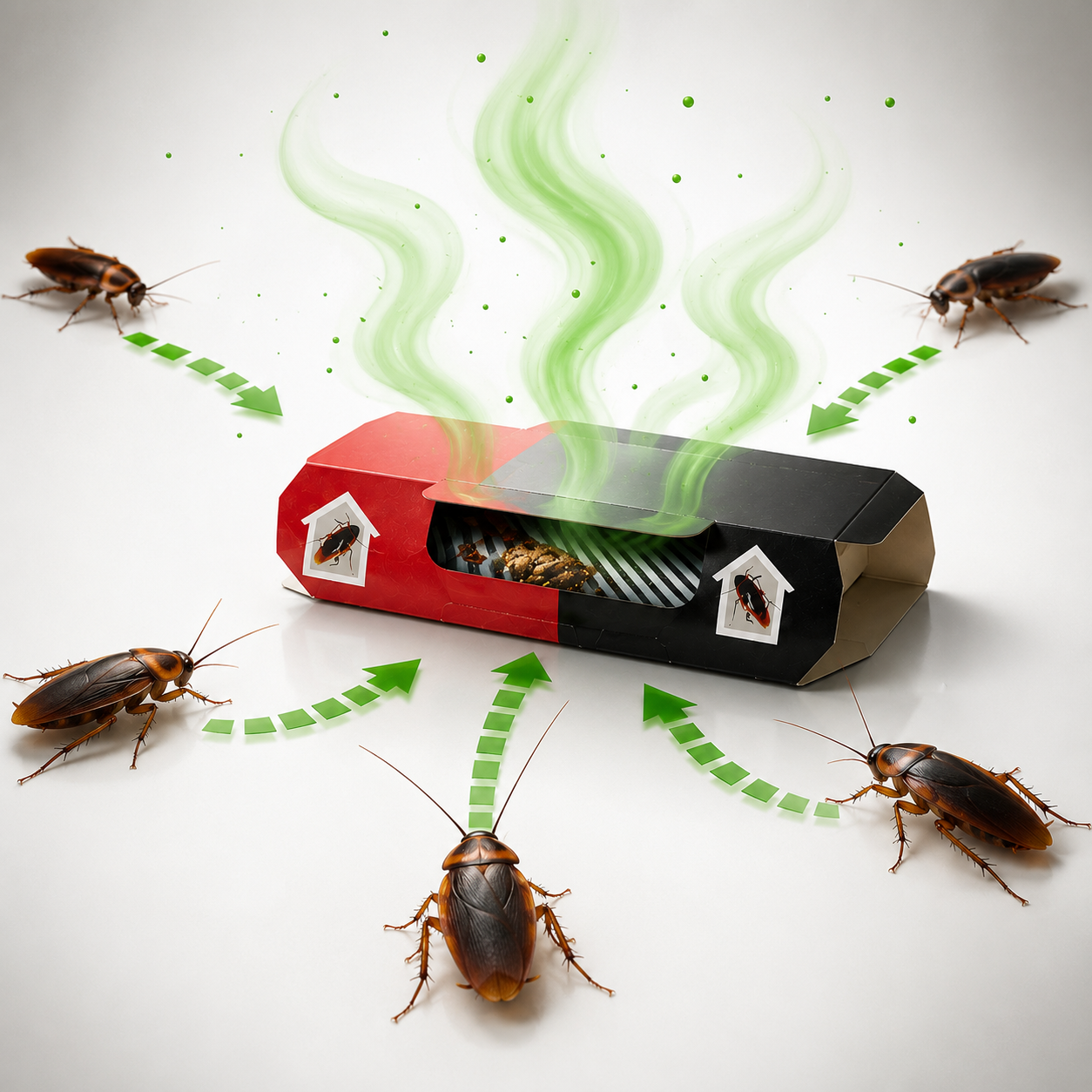 Cockroach House | Cockroach Trap Bait Station • Homefinn