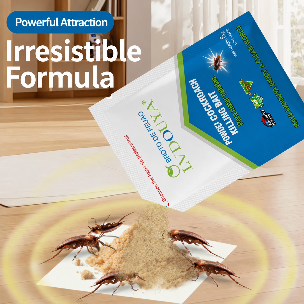 Cockroach Killing Bait | Powder Insect Killer • Homefinn