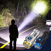 Compact LED Flashlight | USB Rechargeable · Homefinn
