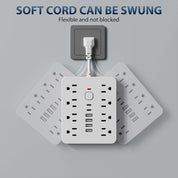 Compact Power Strip | USB Ports · Homefinn