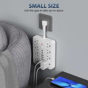 Compact Power Strip | USB Ports · Homefinn