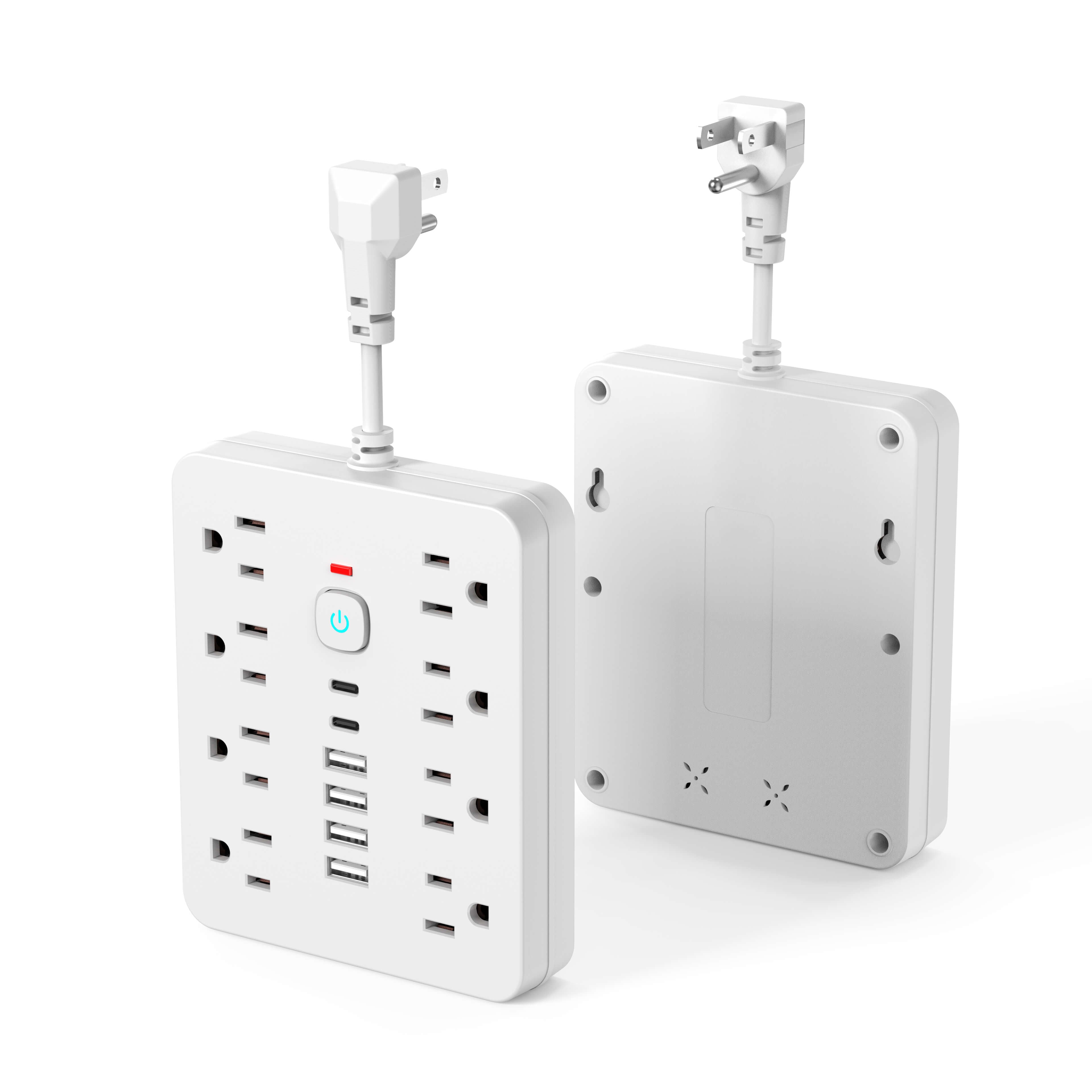 Compact Power Strip | USB Ports · Homefinn