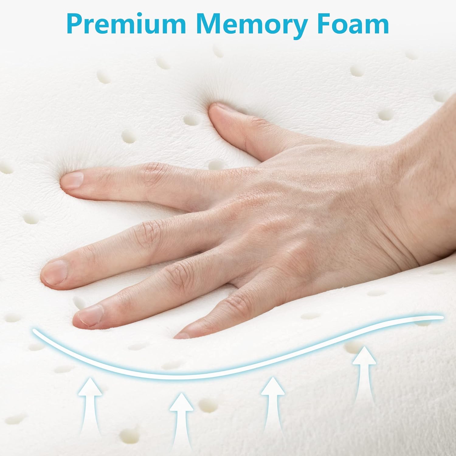 Contour Memory Foam Pillow | Dual Height · Homefinn