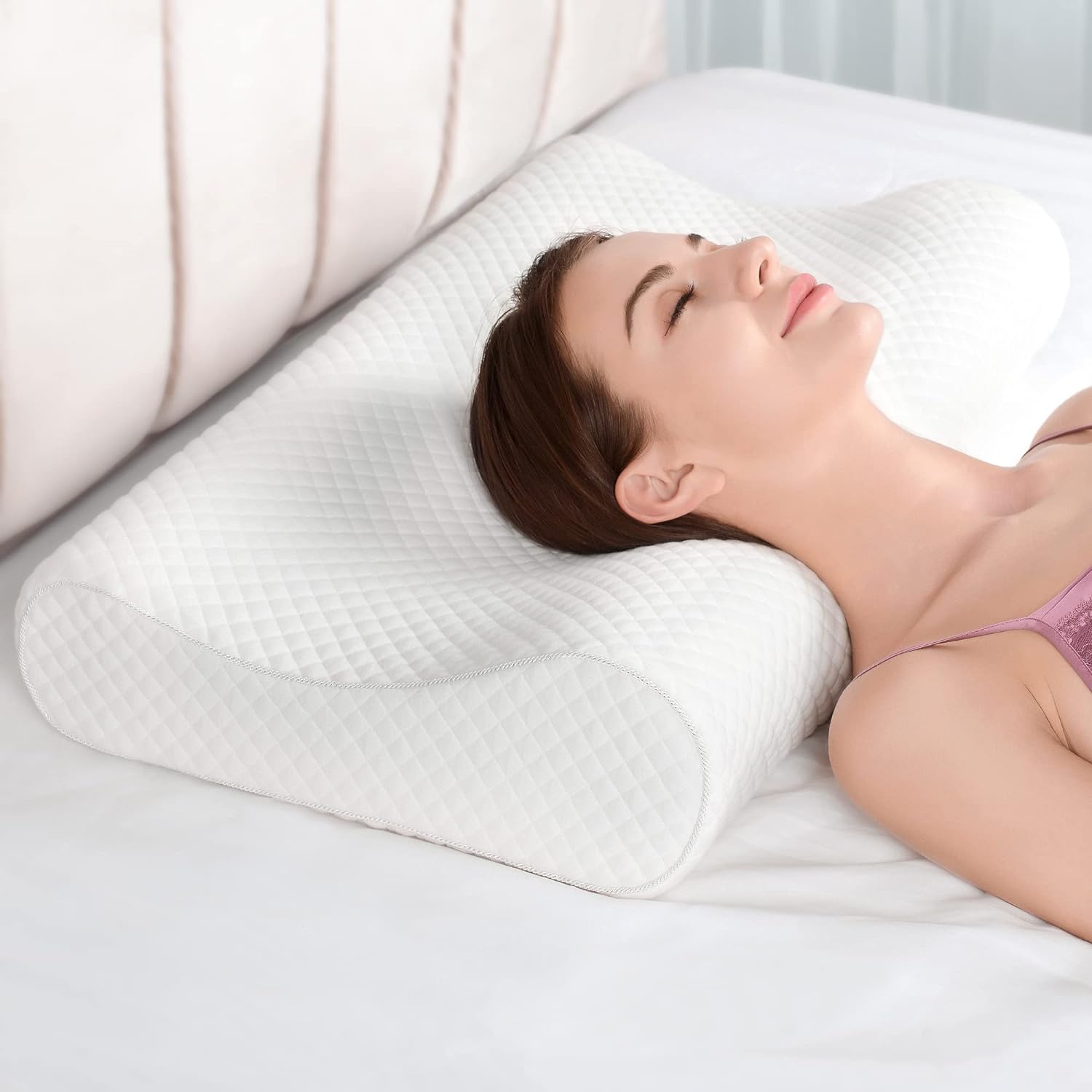 Contour Memory Foam Pillow | Dual Height · Homefinn