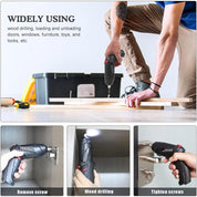 Cordless Electric Screwdriver | Pivoting Head · Homefinn