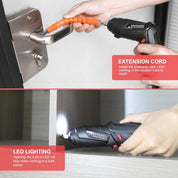 Cordless Electric Screwdriver | Pivoting Head · Homefinn