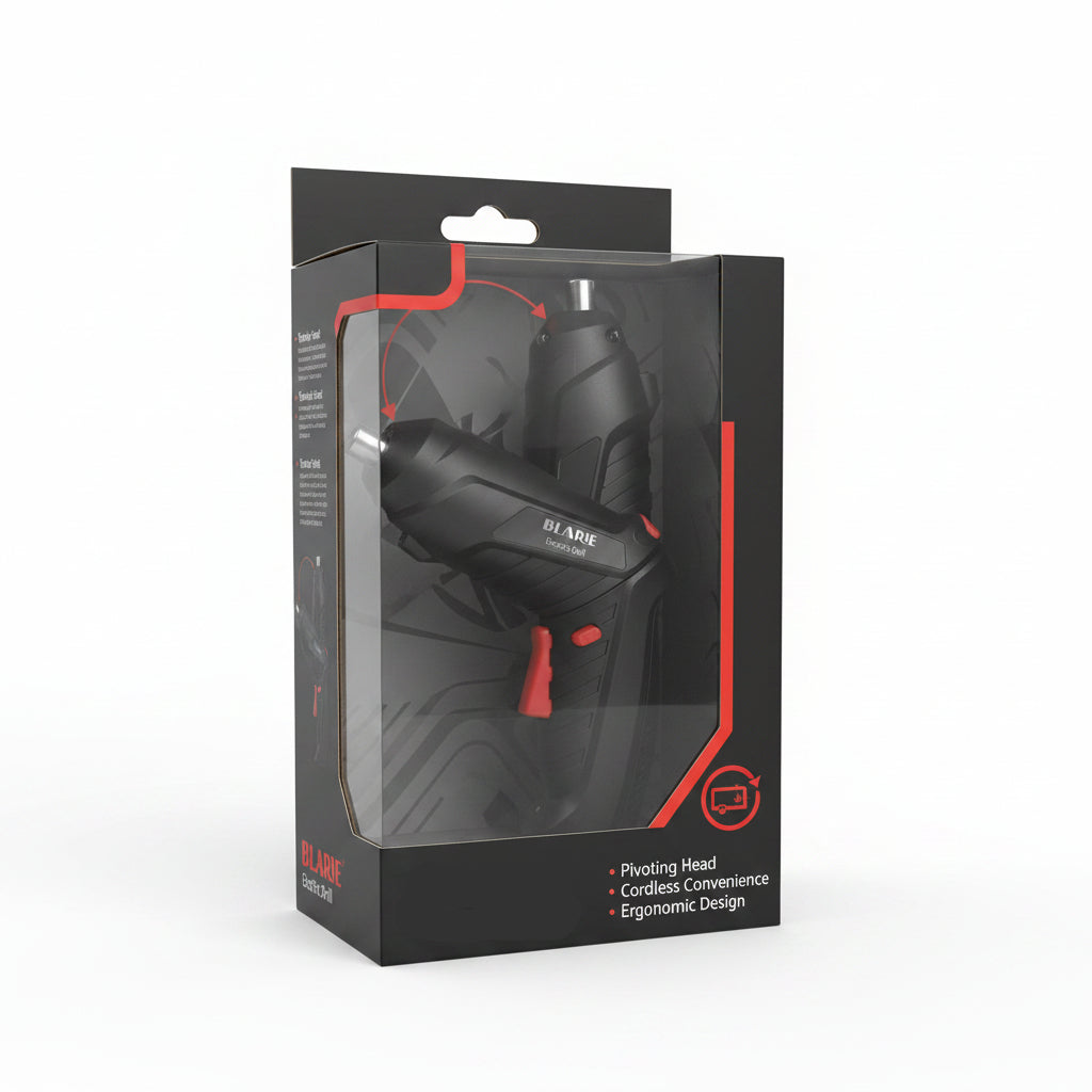 Cordless Electric Screwdriver | Pivoting Head · Homefinn