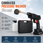 Cordless Pressure Washer | Portable Cleaning Kit • Homefinn