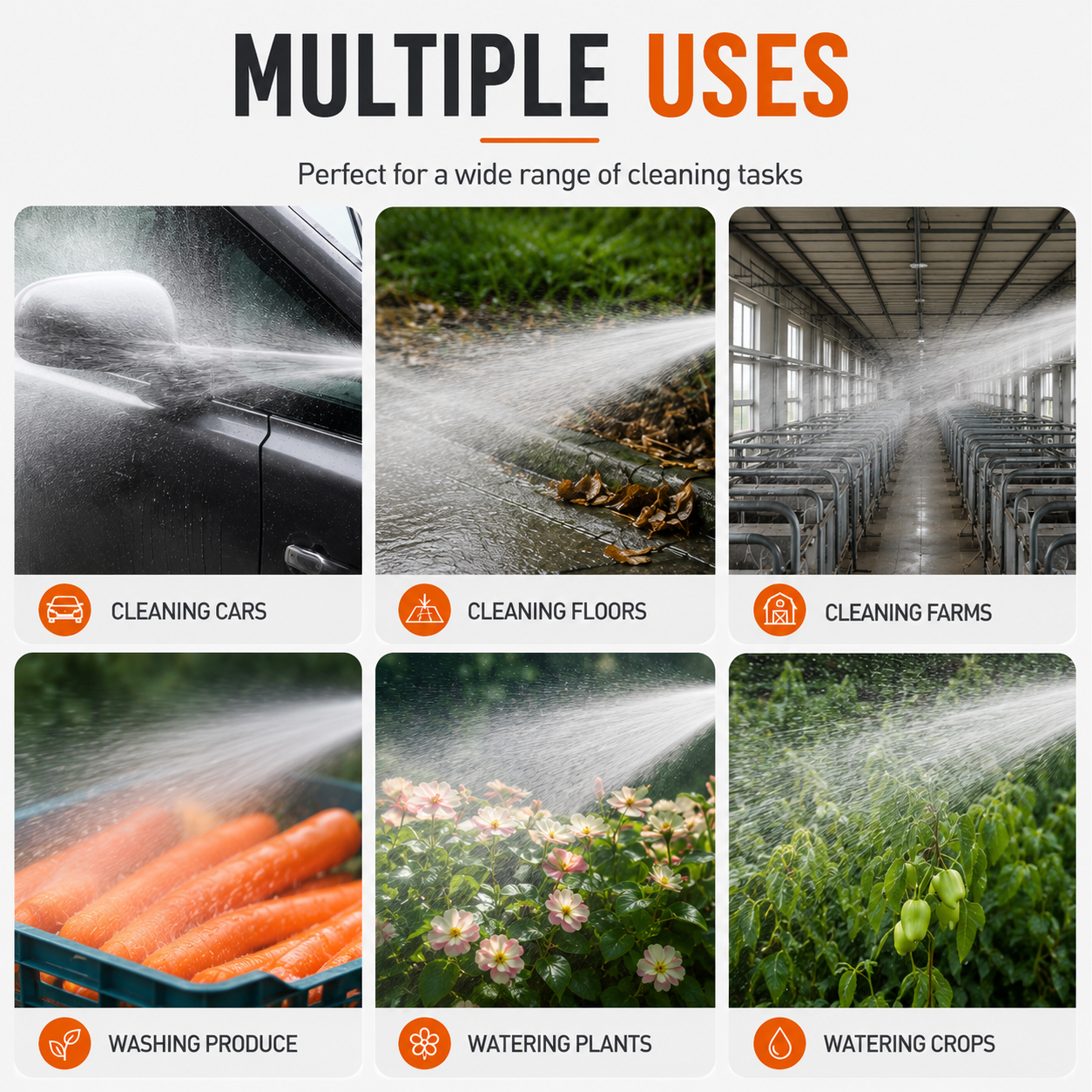 Cordless Pressure Washer | Portable Cleaning Kit • Homefinn