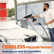 Cordless Pressure Washer | Removable Battery · Homefinn