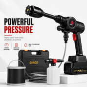 Cordless Pressure Washer | Self Priming Foam Cleaning Kit • Homefinn