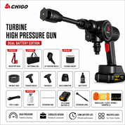 Cordless Pressure Washer | Self Priming Foam Cleaning Kit • Homefinn